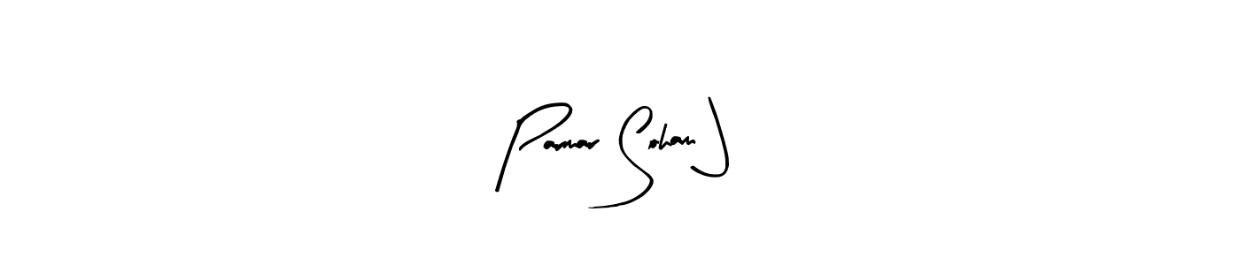 if you are searching for the best signature style for your name Parmar Soham J. so please give up your signature search. here we have designed multiple signature styles  using Arty Signature. Parmar Soham J signature style 8 images and pictures png