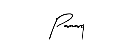 Looking for an artistic signature for Parmarsj? The Arty Signature calligraphy style gives a sophisticated flow suitable for business cards and emails. Parmarsj signature style 8 images and pictures png