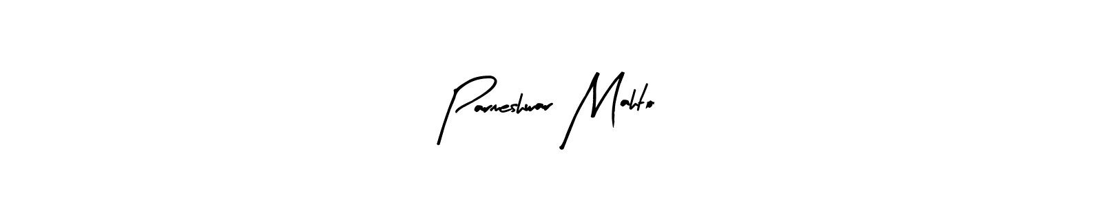 Make a beautiful signature design for name Parmeshwar Mahto. With this signature (Arty Signature) style, you can create a handwritten signature for free. Parmeshwar Mahto signature style 8 images and pictures png
