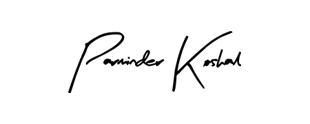 Build your personal autograph collection for name Parminder Koshal with Arty Signature design. Browse, select, and save your favorites. Parminder Koshal signature style 8 images and pictures png