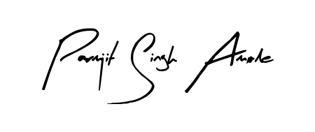 Design your own signature with our free online signature maker. With this signature software, you can create a handwritten (Arty Signature) signature for name Parmjit Singh Amole. Parmjit Singh Amole signature style 8 images and pictures png