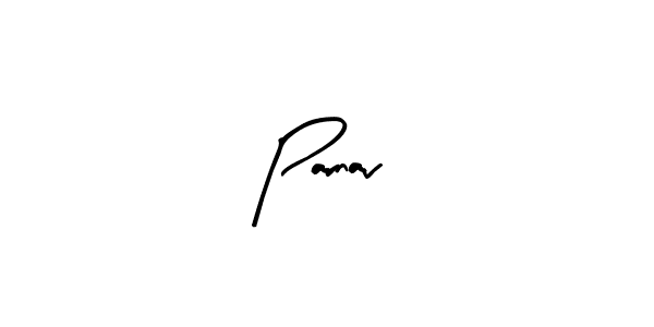 Create a beautiful signature design for name Parnav. With this signature (Arty Signature) fonts, you can make a handwritten signature for free. Parnav signature style 8 images and pictures png