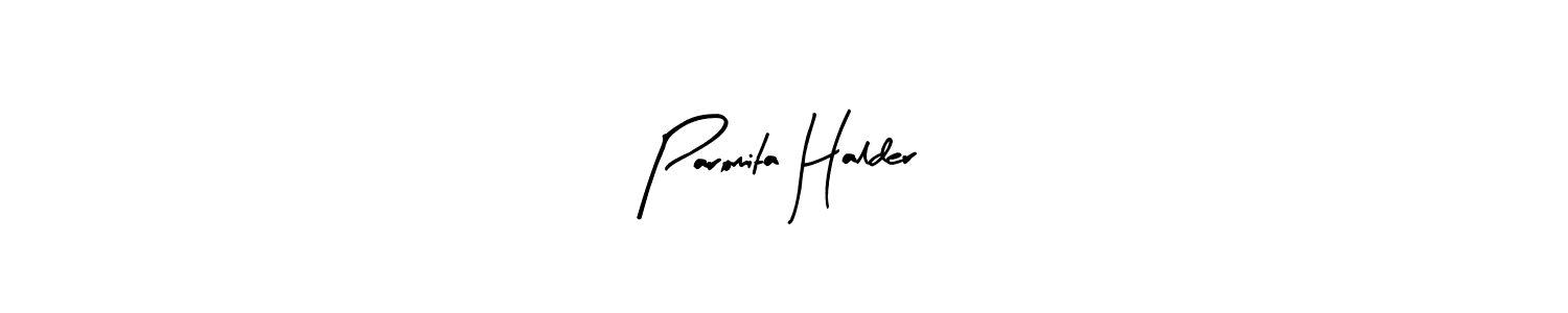 Make a beautiful signature design for name Paromita Halder. With this signature (Arty Signature) style, you can create a handwritten signature for free. Paromita Halder signature style 8 images and pictures png