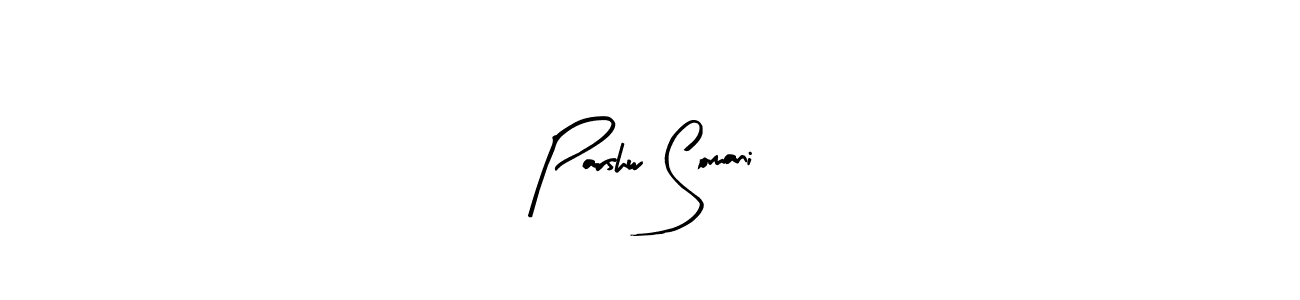 Here are the top 10 professional signature styles for the name Parshw Somani. These are the best autograph styles you can use for your name. Parshw Somani signature style 8 images and pictures png