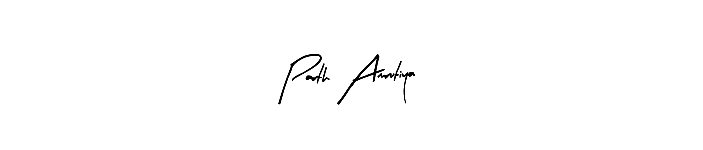 Also we have Parth Amrutiya name is the best signature style. Create professional handwritten signature collection using Arty Signature autograph style. Parth Amrutiya signature style 8 images and pictures png