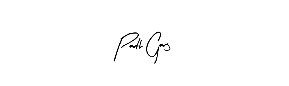 This is the best signature style for the Parth Garg name. Also you like these signature font (Arty Signature). Mix name signature. Parth Garg signature style 8 images and pictures png