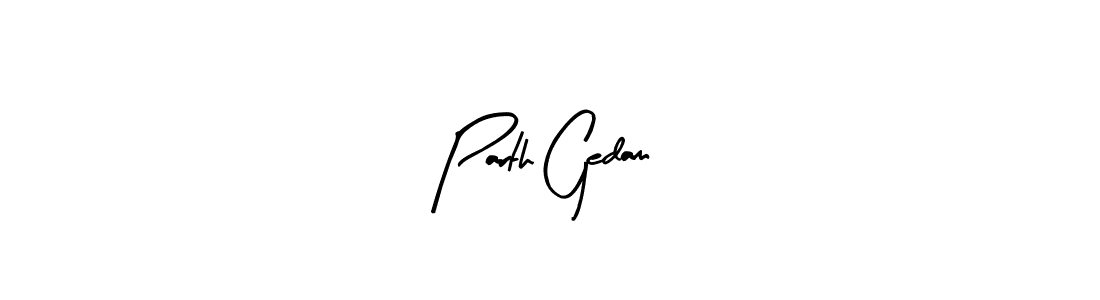 Use a signature maker to create a handwritten signature online. With this signature software, you can design (Arty Signature) your own signature for name Parth Gedam. Parth Gedam signature style 8 images and pictures png
