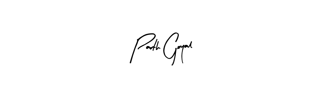 Similarly Arty Signature is the best handwritten signature design. Signature creator online .You can use it as an online autograph creator for name Parth Goyal. Parth Goyal signature style 8 images and pictures png