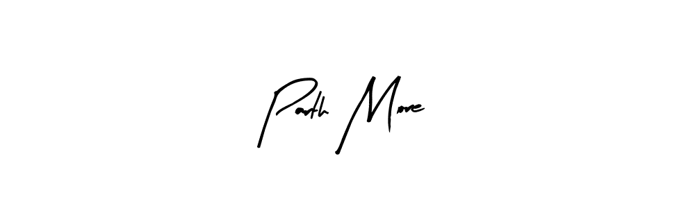 The best way (Arty Signature) to make a short signature is to pick only two or three words in your name. The name Parth More include a total of six letters. For converting this name. Parth More signature style 8 images and pictures png