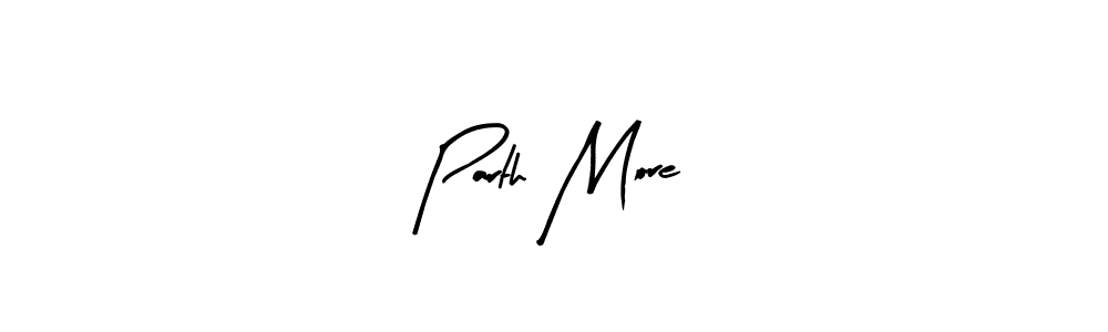 The best way (Arty Signature) to make a short signature is to pick only two or three words in your name. The name Parth More include a total of six letters. For converting this name. Parth More signature style 8 images and pictures png