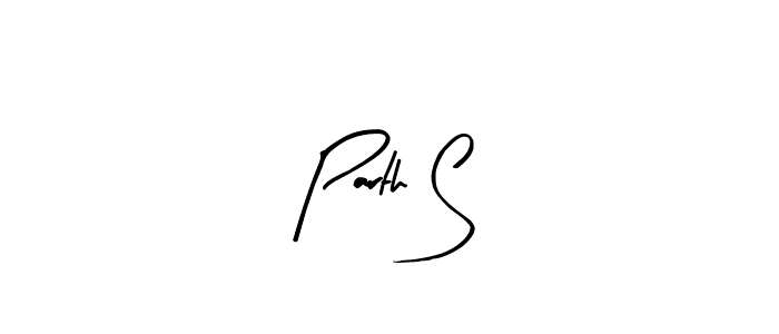 Arty Signature is a professional signature style that is perfect for those who want to add a touch of class to their signature. It is also a great choice for those who want to make their signature more unique. Get Parth S name to fancy signature for free. Parth S signature style 8 images and pictures png