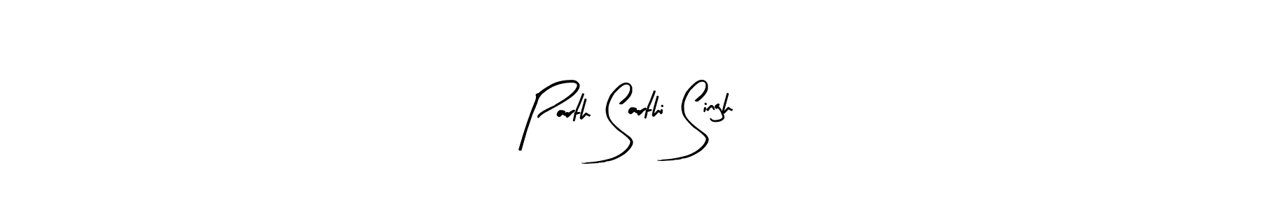 Make a beautiful signature design for name Parth Sarthi Singh. With this signature (Arty Signature) style, you can create a handwritten signature for free. Parth Sarthi Singh signature style 8 images and pictures png