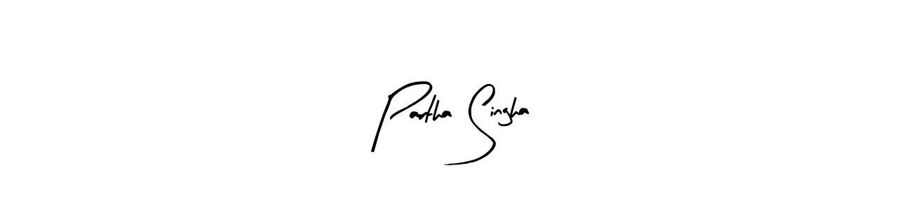 Partha Singha stylish signature style. Best Handwritten Sign (Arty Signature) for my name. Handwritten Signature Collection Ideas for my name Partha Singha. Partha Singha signature style 8 images and pictures png