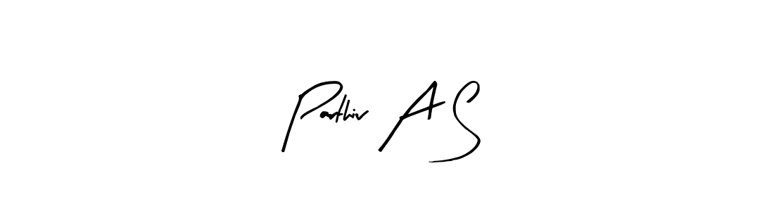 How to Draw Parthiv A S signature style? Arty Signature is a latest design signature styles for name Parthiv A S. Parthiv A S signature style 8 images and pictures png