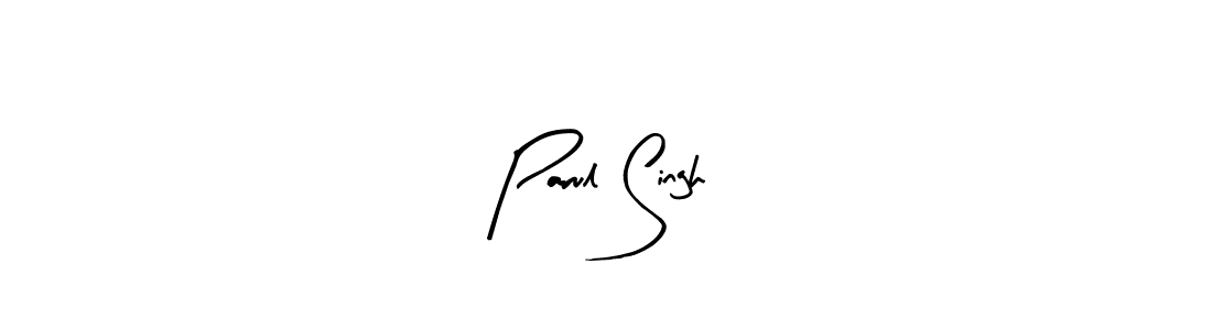 Design your own signature with our free online signature maker. With this signature software, you can create a handwritten (Arty Signature) signature for name Parul Singh. Parul Singh signature style 8 images and pictures png