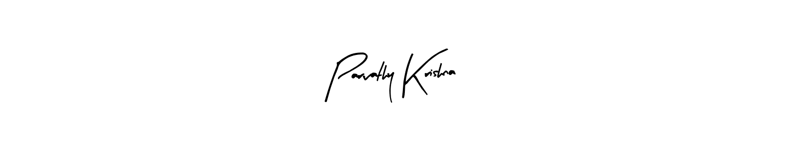 Similarly Arty Signature is the best handwritten signature design. Signature creator online .You can use it as an online autograph creator for name Parvathy Krishna. Parvathy Krishna signature style 8 images and pictures png