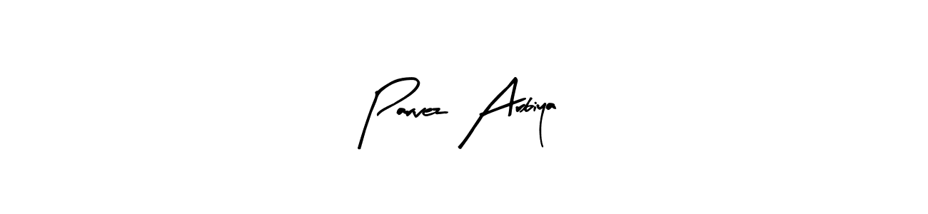 It looks lik you need a new signature style for name Parvez Arbiya. Design unique handwritten (Arty Signature) signature with our free signature maker in just a few clicks. Parvez Arbiya signature style 8 images and pictures png