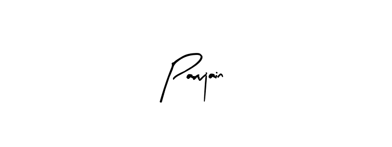 Create a beautiful signature design for name Parvjain. With this signature (Arty Signature) fonts, you can make a handwritten signature for free. Parvjain signature style 8 images and pictures png