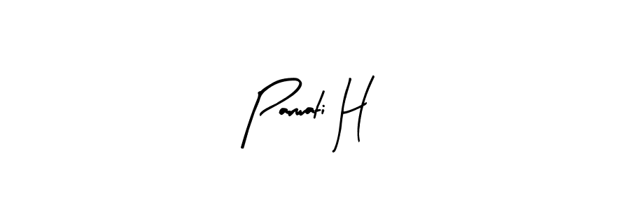 Also You can easily find your signature by using the search form. We will create Parwati H name handwritten signature images for you free of cost using Arty Signature sign style. Parwati H signature style 8 images and pictures png