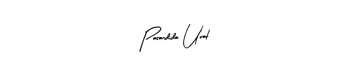 Use a signature maker to create a handwritten signature online. With this signature software, you can design (Arty Signature) your own signature for name Pasandida Urat. Pasandida Urat signature style 8 images and pictures png