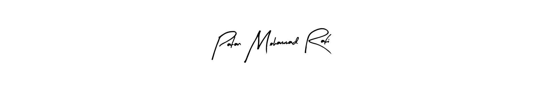 Also we have Patan Mohammad Rafi name is the best signature style. Create professional handwritten signature collection using Arty Signature autograph style. Patan Mohammad Rafi signature style 8 images and pictures png
