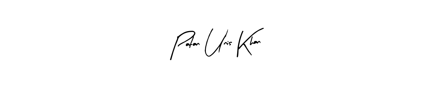 Design your own signature with our free online signature maker. With this signature software, you can create a handwritten (Arty Signature) signature for name Patan Unis Khan. Patan Unis Khan signature style 8 images and pictures png