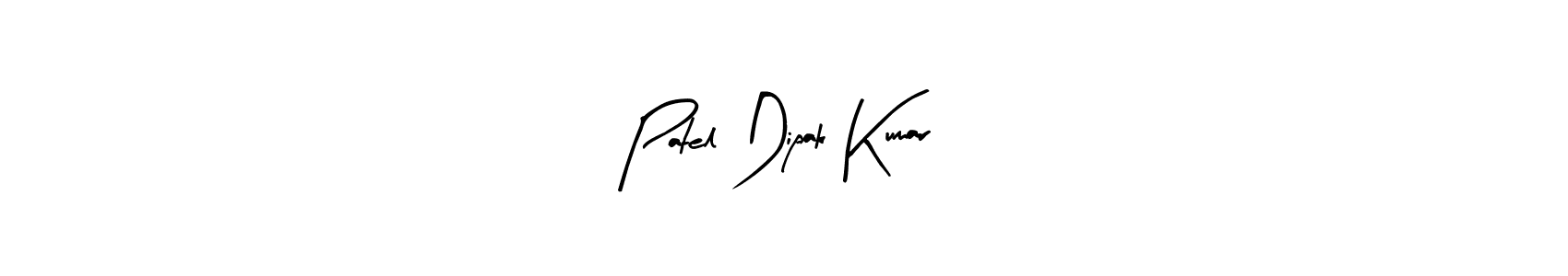 Design your own signature with our free online signature maker. With this signature software, you can create a handwritten (Arty Signature) signature for name Patel Dipak Kumar. Patel Dipak Kumar signature style 8 images and pictures png