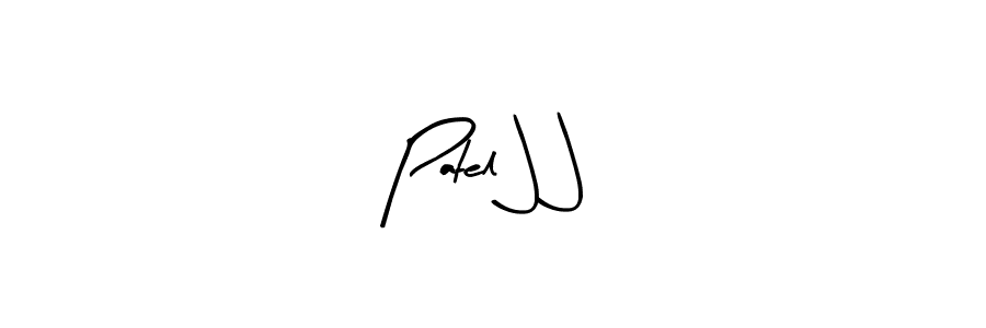 How to make Patel J J name signature. Use Arty Signature style for creating short signs online. This is the latest handwritten sign. Patel J J signature style 8 images and pictures png