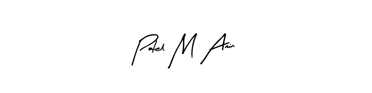 Design your own signature with our free online signature maker. With this signature software, you can create a handwritten (Arty Signature) signature for name Patel M Amin. Patel M Amin signature style 8 images and pictures png