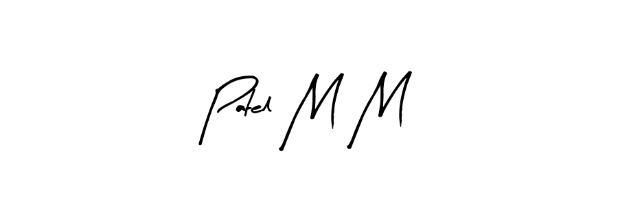 The best way (Arty Signature) to make a short signature is to pick only two or three words in your name. The name Patel M M include a total of six letters. For converting this name. Patel M M signature style 8 images and pictures png