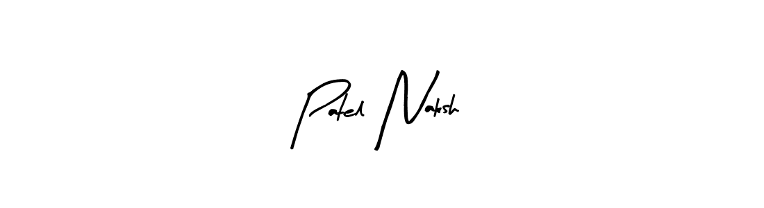 Make a beautiful signature design for name Patel Naksh. Use this online signature maker to create a handwritten signature for free. Patel Naksh signature style 8 images and pictures png