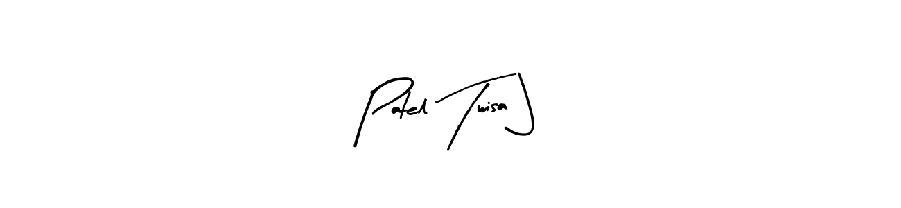 Patel Twisa J stylish signature style. Best Handwritten Sign (Arty Signature) for my name. Handwritten Signature Collection Ideas for my name Patel Twisa J. Patel Twisa J signature style 8 images and pictures png