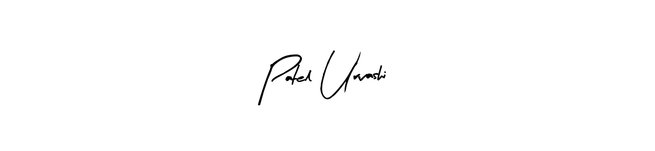 Also we have Patel Urvashi name is the best signature style. Create professional handwritten signature collection using Arty Signature autograph style. Patel Urvashi signature style 8 images and pictures png