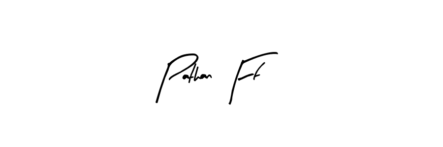 Use a signature maker to create a handwritten signature online. With this signature software, you can design (Arty Signature) your own signature for name Pathan Ff. Pathan Ff signature style 8 images and pictures png