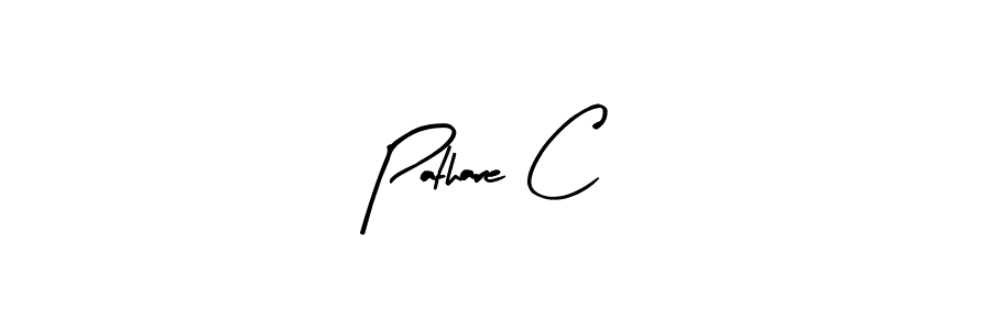 Create a beautiful signature design for name Pathare C. With this signature (Arty Signature) fonts, you can make a handwritten signature for free. Pathare C signature style 8 images and pictures png