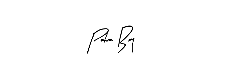 Use a signature maker to create a handwritten signature online. With this signature software, you can design (Arty Signature) your own signature for name Patra Boy. Patra Boy signature style 8 images and pictures png