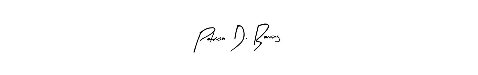 Patricia D. Banning stylish signature style. Best Handwritten Sign (Arty Signature) for my name. Handwritten Signature Collection Ideas for my name Patricia D. Banning. Patricia D. Banning signature style 8 images and pictures png