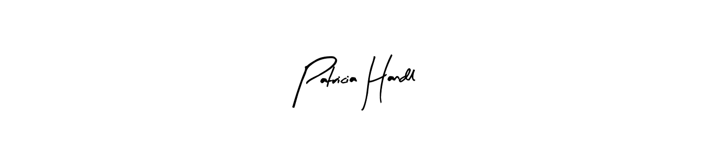 Use a signature maker to create a handwritten signature online. With this signature software, you can design (Arty Signature) your own signature for name Patricia Handl. Patricia Handl signature style 8 images and pictures png