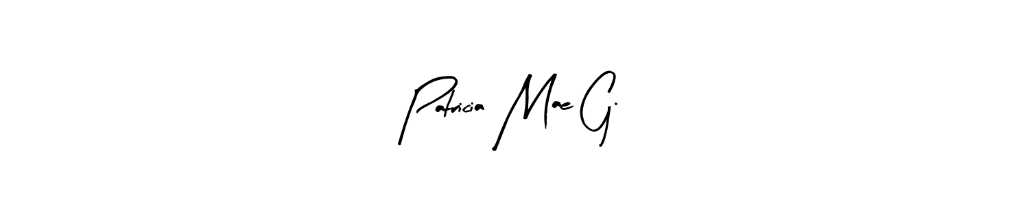 Also You can easily find your signature by using the search form. We will create Patricia Mae G. name handwritten signature images for you free of cost using Arty Signature sign style. Patricia Mae G. signature style 8 images and pictures png