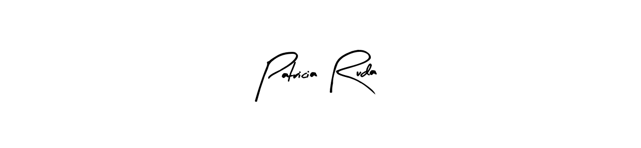 How to make Patricia Ruda name signature. Use Arty Signature style for creating short signs online. This is the latest handwritten sign. Patricia Ruda signature style 8 images and pictures png