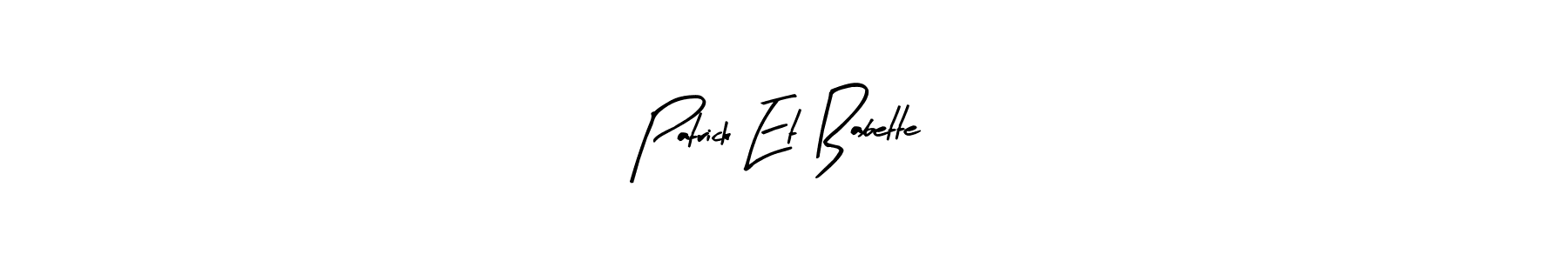 You should practise on your own different ways (Arty Signature) to write your name (Patrick Et Babette) in signature. don't let someone else do it for you. Patrick Et Babette signature style 8 images and pictures png