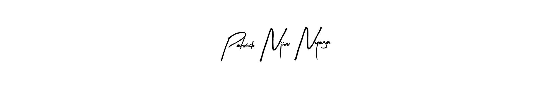 How to make Patrick Njiru Nyaga name signature. Use Arty Signature style for creating short signs online. This is the latest handwritten sign. Patrick Njiru Nyaga signature style 8 images and pictures png