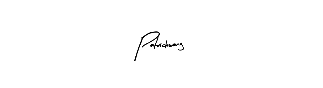 How to make Patrickwang signature? Arty Signature is a professional autograph style. Create handwritten signature for Patrickwang name. Patrickwang signature style 8 images and pictures png