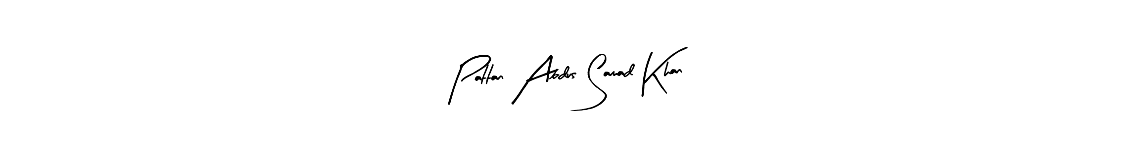 The best way (Arty Signature) to make a short signature is to pick only two or three words in your name. The name Pattan Abdus Samad Khan include a total of six letters. For converting this name. Pattan Abdus Samad Khan signature style 8 images and pictures png