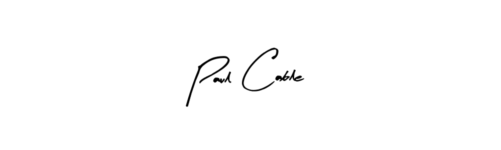 Use a signature maker to create a handwritten signature online. With this signature software, you can design (Arty Signature) your own signature for name Paul Cable. Paul Cable signature style 8 images and pictures png