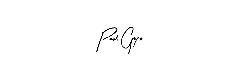 if you are searching for the best signature style for your name Paul Grupo. so please give up your signature search. here we have designed multiple signature styles  using Arty Signature. Paul Grupo signature style 8 images and pictures png