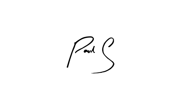 You should practise on your own different ways (Arty Signature) to write your name (Paul S) in signature. don't let someone else do it for you. Paul S signature style 8 images and pictures png