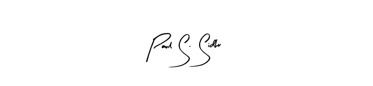 if you are searching for the best signature style for your name Paul S. Sidhu. so please give up your signature search. here we have designed multiple signature styles  using Arty Signature. Paul S. Sidhu signature style 8 images and pictures png