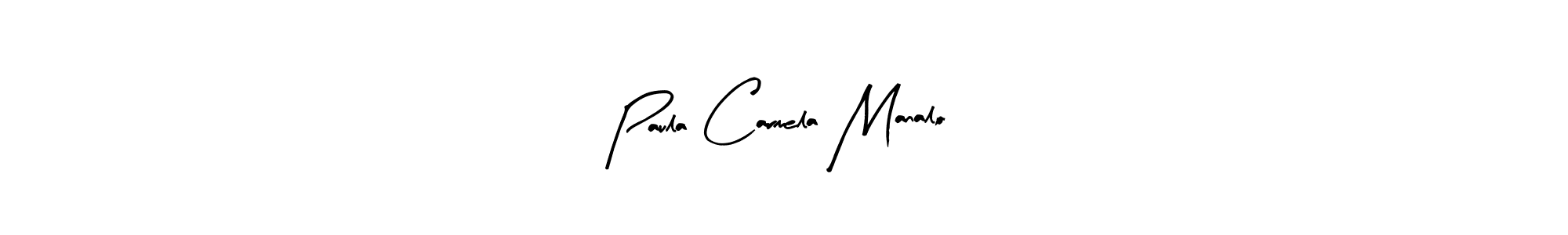 Also we have Paula Carmela Manalo name is the best signature style. Create professional handwritten signature collection using Arty Signature autograph style. Paula Carmela Manalo signature style 8 images and pictures png