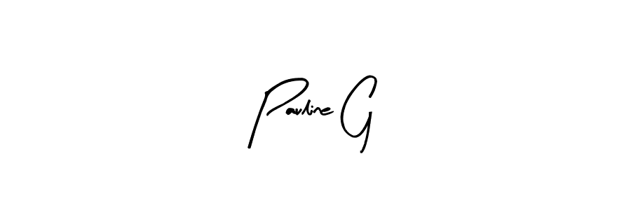 How to Draw Pauline G signature style? Arty Signature is a latest design signature styles for name Pauline G. Pauline G signature style 8 images and pictures png